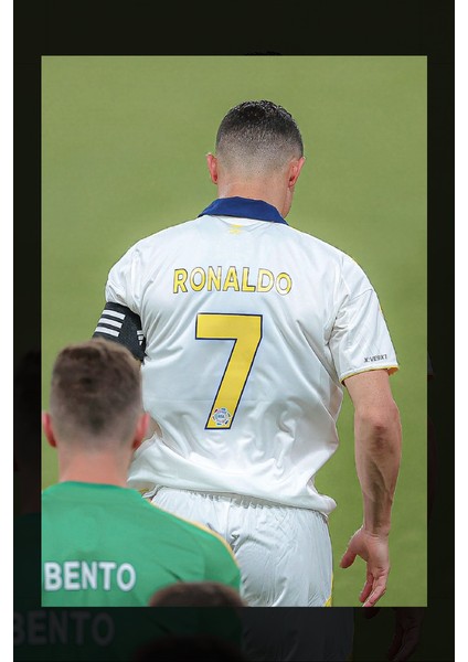 Al Nassr Cristiano Ronaldo 7 Kanvas Tablo