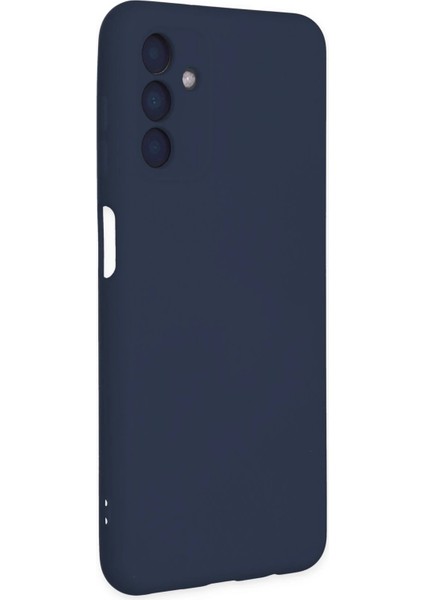 Samsung Galaxy A04S Kılıf Nano Içi Kadife Silikon - Lacivert