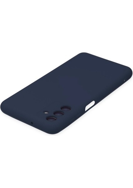 Samsung Galaxy A04S Kılıf Nano Içi Kadife Silikon - Lacivert