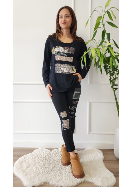 Payetli Ithal Bluz modelleri