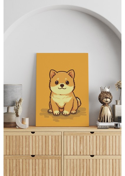 Şirin Köpek Kanvas Tablo