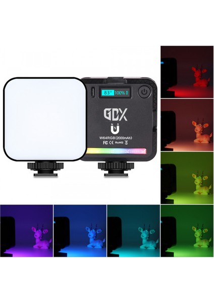 64 Rgb LED Mıknatıslı Mobil Video Işığı modelleri