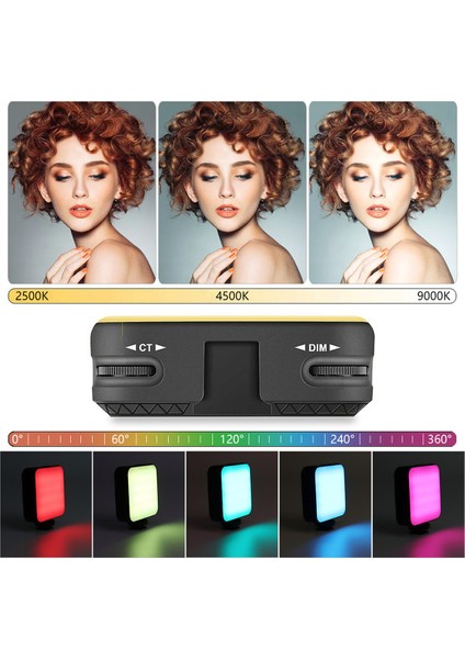 64 Rgb LED Mıknatıslı Mobil Video Işığı fırsatları