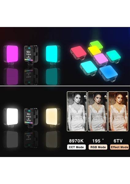 64 Rgb LED Mıknatıslı Mobil Video Işığı indirimleri