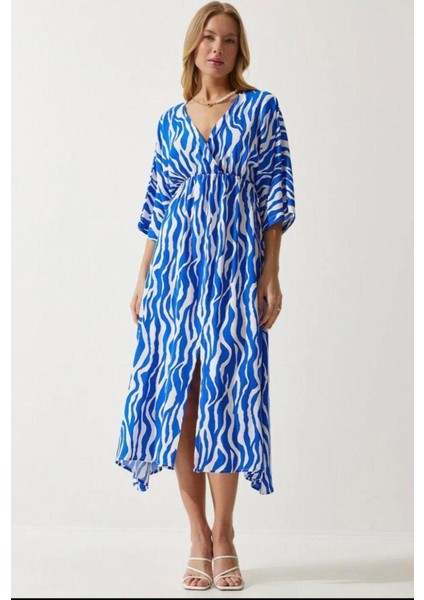 Yazlık Elbise Yırtmaçlı