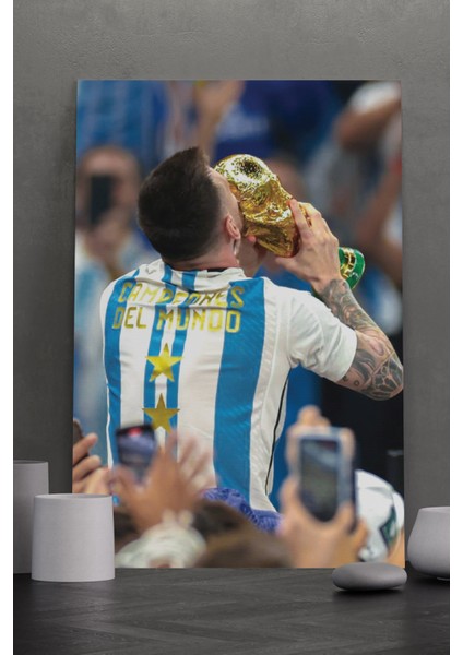 Dünya Kupası Messi Kanvas Tablo