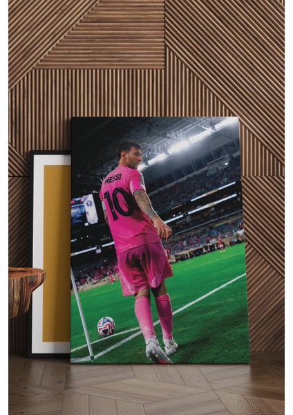 Inter Miami Messi Kanvas Tablo