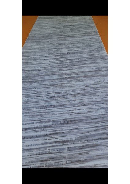 – Modern Gri-Bej Çizgili Desen, Kaymaz Taban, Yıkanabilir Halı fırsatları