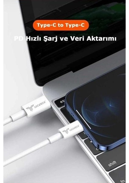 iPhone 16 / 16 Pro / 16 Pro Max Xiaomii 14 / 14 Pro / 14 Ultra Uyumlu Hızlı Şarj Kablosu 2 Metre