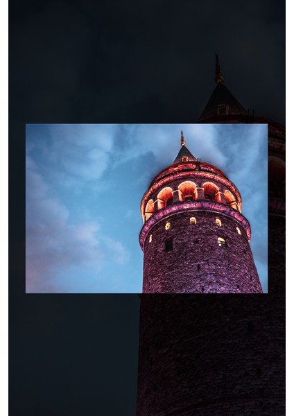 Galata Kulesi Kanvas Tablo