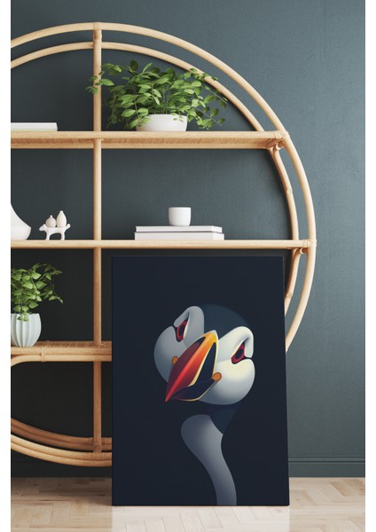 Penguen Kanvas Tablo