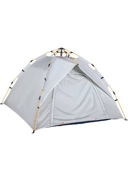 Tam Otomatik 4 Kişilik Tenteli Kamp Çadırı 200X200X135 cm (Krem) fiyatları