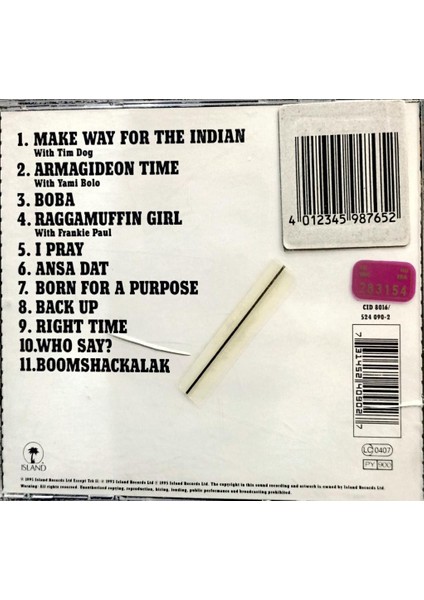 Dikkat CD Apache Indian – Make Way For The Indian CD fiyatları