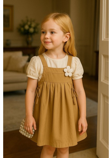 Kız Çocuk Için Şık Kombin – Elbise ve Bluz Takım I Özel Günler Için Kız Çocuk Elbise Takımı fiyatları