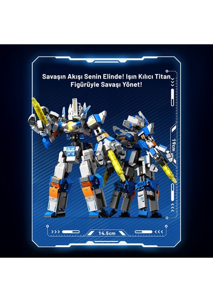 Lightsword Titan Ölüm Savaşçısı Yapı Bloğu Seti