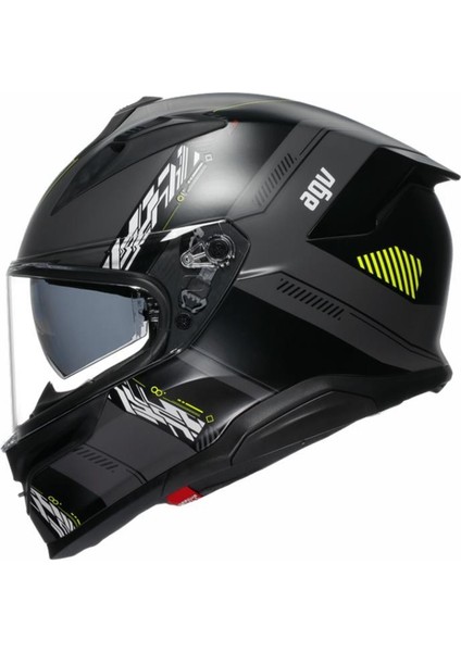 K7 Kyber Matt Grey Yellow Fluo Kapalı Kask fiyatları