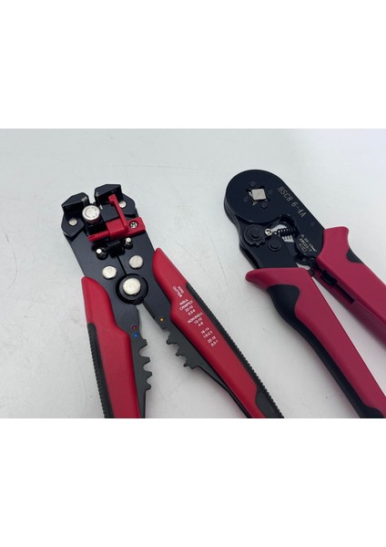 Hsc8 6-4A AWG23-7 Terminal Sıkma ve Tel Sıyırma Pense Seti (800 Parça) modelleri