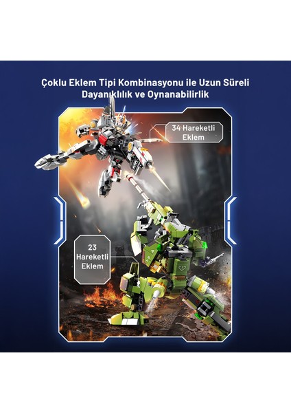 Fire Titan Ölümsüz Savaşçı Yapı Bloğu Seti