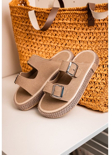 Erkek Günlük Terlik Bej fiyatları