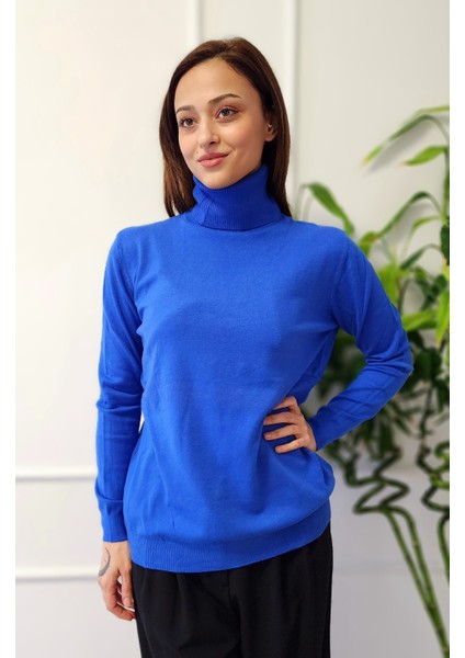 Ithal Balıkçı Yaka Triko Kazak