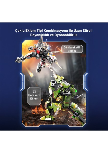 Steel Titan Ölümsüz Savaşçı Yapı Bloğu Seti