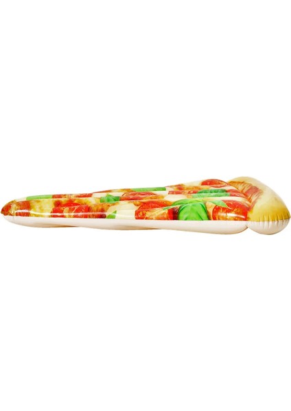 188X130 cm Pizza Dilimi Şişme Deniz Yatağı - Lezzetli Tasarım Yüzme Matı