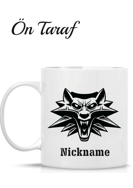 Witcher Oyun Temalı Kişiye Özel Kupa Bardak