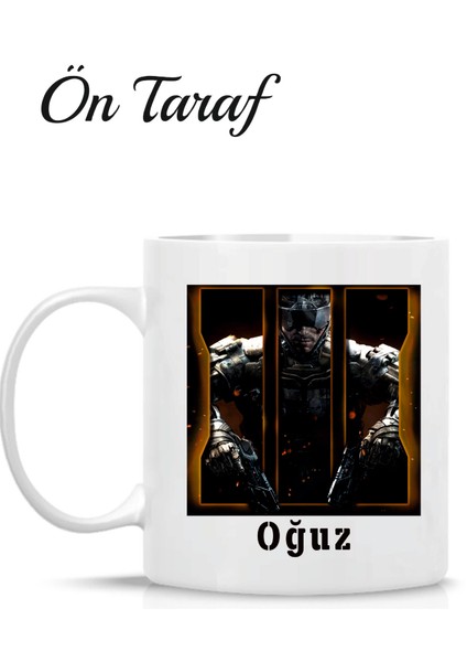 Cod Black Ops Oyun Temalı Kişiye Özel Kupa Bardak