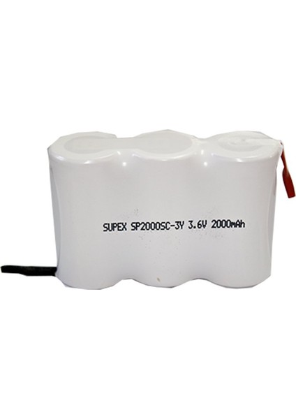 3.6V 2000 Mah 3lü Yanyana Süpürge Pili