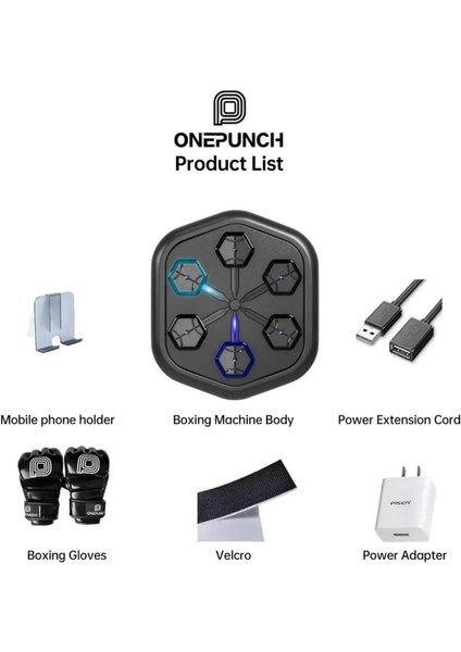 Music Boxing V3-Beyaz Renk Müzikli Boks Makinası-Türkçe Programlı - Ultra Ince Boks Makinası-Evdeboks-Duvara Monte Boks Makinası modelleri