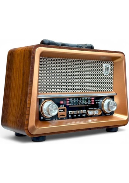 Ahşap Nostaljik Radyo,şık Tasarım Gerçek Ahşap Malzeme Nostalji Radyo indirimleri
