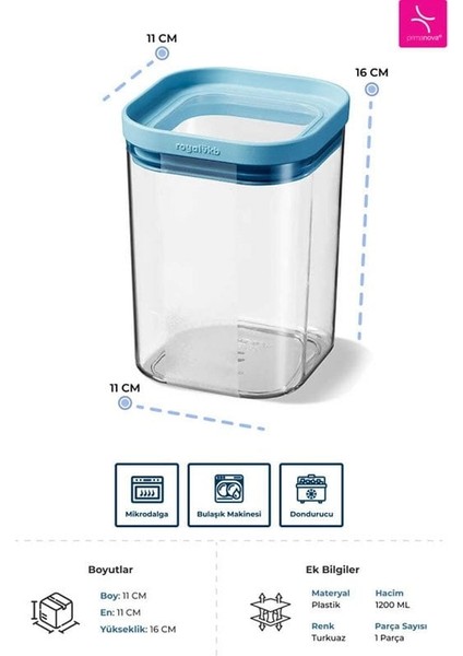 Seoul Kuru Gıda Saklama Kabı 1200ML modelleri