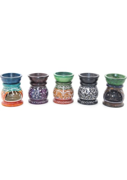 Obsidian Taşı Buhurdanlık