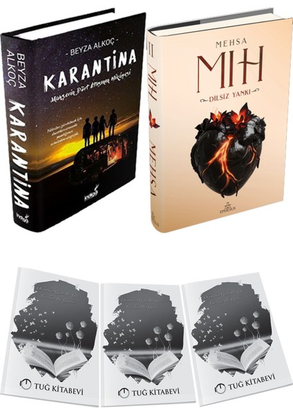 Mıh 2: Dilsiz Yankı Ciltli ve Karantina 1 Ciltli Beyza Alkoç 2li Set + Hediyeli