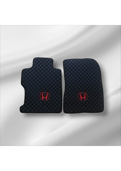 Honda Civic Uyumlu Fb-7 (2012-2016) Kasa Siyah Baklava Desen Deri Kapitone Oto Paspas Takım Seti