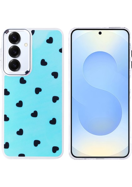 Samsung Galaxy S24 Plus Kılıf Airbag Tasarımlı Renkli Desenli Parlak Hadra Kapak