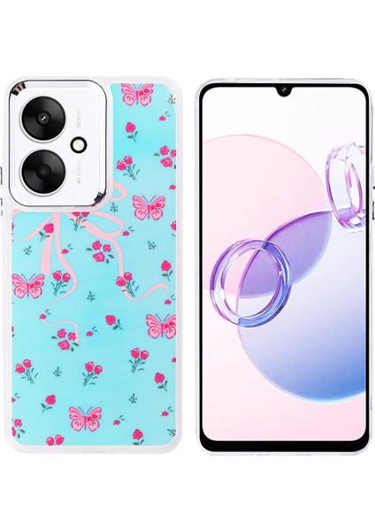 Xiaomi Poco X7 Pro Kılıf Airbag Tasarımlı Renkli Desenli Parlak Hadra Kapak