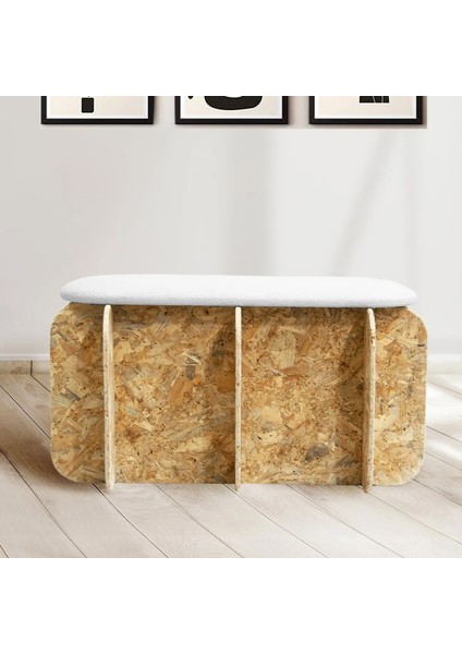 Diego Bohem Bench, Kırık Beyaz