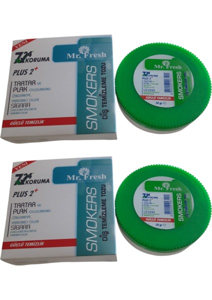 Hmd Bitkisel Diş Temizleme ve Beyazlatma Tozu 2 Paket x 50 gr