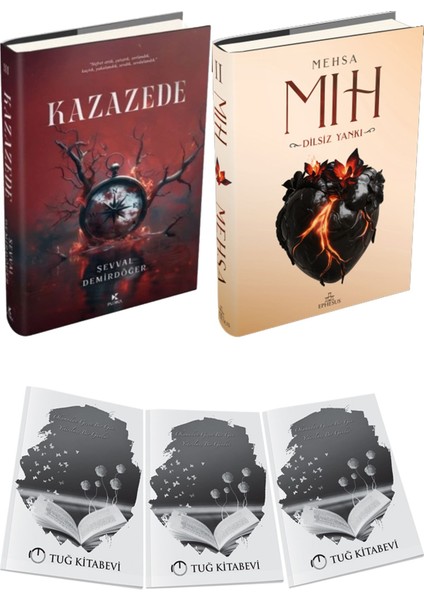 Mıh 2: Dilsiz Yankı Ciltli ve Kazazede 3 Ciltli Şevval Demirdöğer 2li Set + Hediyeli