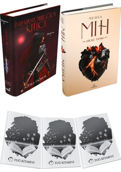 Mıh 2: Dilsiz Yankı Ciltli ve Imparatorluğun Kılıcı Ciltli Adora Yağmur 2li Set + Hediyeli