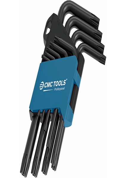 4 Adet Cmc Torx Yıldız Allen Seti 9 Lu 120MM Kısa