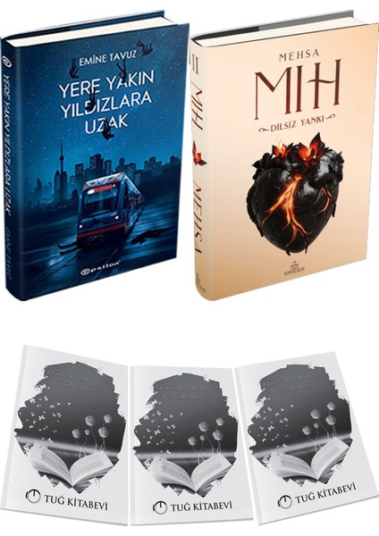 Mıh 2: Dilsiz Yankı Ciltli ve Yere Yakın Yıldızlara Uzak Ciltli Emine Tavuz 2li Set + Hediyeli