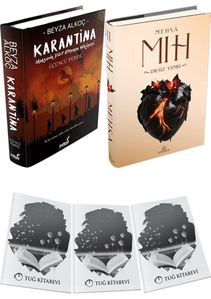 Mıh 2: Dilsiz Yankı Ciltli ve Karantina 3 Ciltli Beyza Alkoç 2li Set + Hediyeli