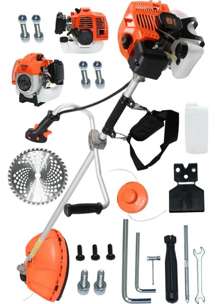 CG520 Benzinli Ot Biçme Motoru Yandan