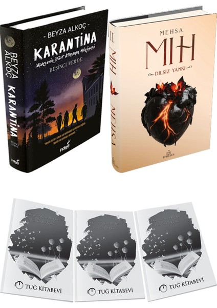 Mıh 2: Dilsiz Yankı Ciltli ve Karantina 5 Ciltli Beyza Alkoç 2li Set + Hediyeli