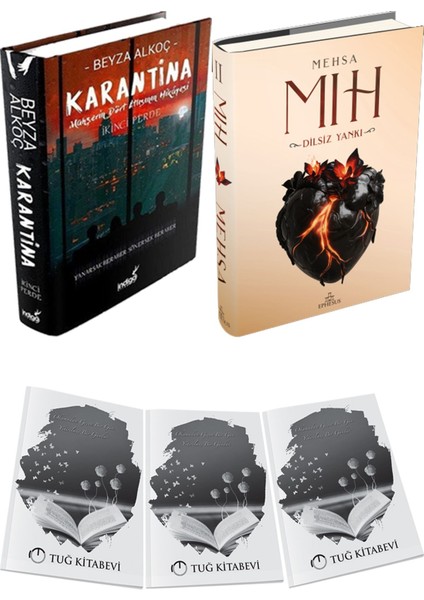 Mıh 2: Dilsiz Yankı Ciltli ve Karantina 2 Ciltli Beyza Alkoç 2li Set + Hediyeli
