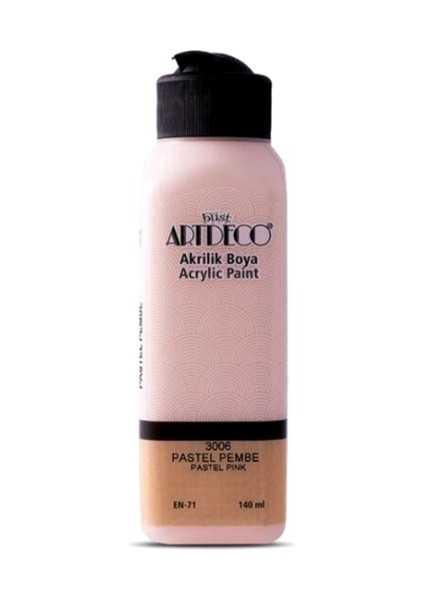 Akrilik Boya 140 ml Pastel Pembe - 4 Adet
