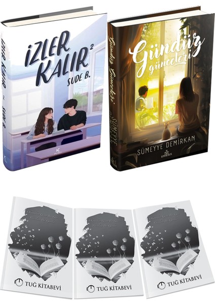 Gündüz Günceleri Ciltli ve Izler Kalır 2 Ciltli Sude B. 2li Set + Hediyeli