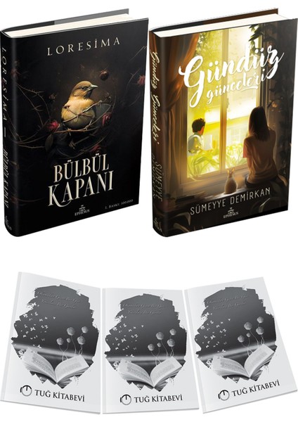 Gündüz Günceleri Ciltli ve Ephesus Yayınları Bülbül Kapanı 1 Ciltli Loresima 2li Set + Hediyeli